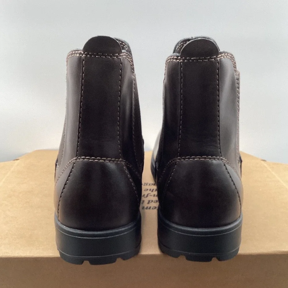 Eastland Cyrus Mens Chelsea Boots Dark Brown Ankle Boot 4678-02 Size 10.5 D